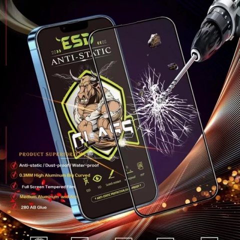 Folie sticla Bull ESD compatibila cu Samsung Galaxy S21 FE 5G [6]