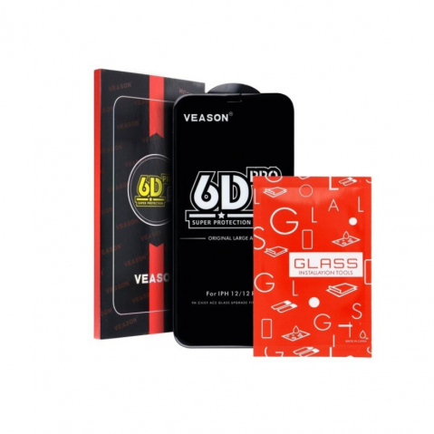 Folie Sticla Securizata 6d Veason Pro Compatibila Cu Samsung A53 5G,  Transparenta Cu Rama Neagra [1]