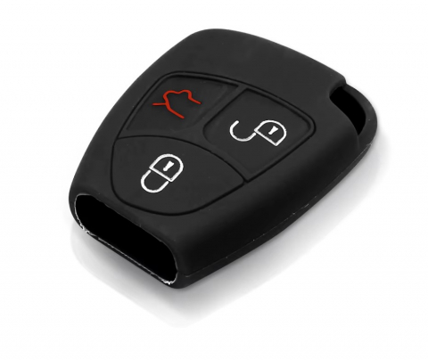 Husa cheie Mercedes-Benz compatibila cu clasa C, CL, CLK, E, S, SL, G neagra [1]