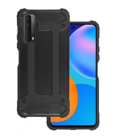 Husa de protectie Armor Carbon compatibila cu Huawei P Smart 2021, neagra [1]
