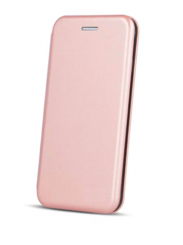 Huse telefoane - Husa Flip Carte Smart DIVA, Compatibil cu Huawei P40 Rose Gold