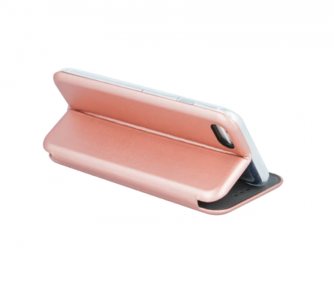 Husa Flip Carte Smart DIVA, Compatibil cu Huawei P40 Rose Gold [2]