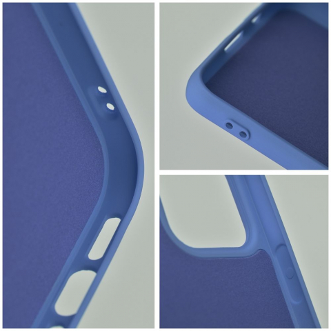 Husa Forcell Lite Silicone Soft, Compatibila Cu iPhone 14 Pro Max, Interior Alcantara, Albastru [4]
