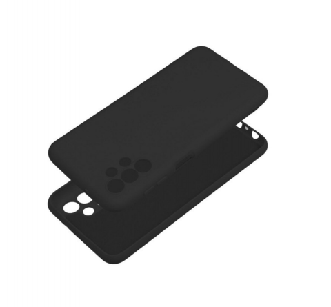 Husa Forcell Lite Silicone Soft, Compatibila Cu Samsung Galaxy A13 4g, Interior Alcantara, negru [2]