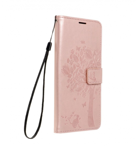 Husa Mezzo compatibila cu Samsung Galaxy A03s, gold, piele ecologica [5]