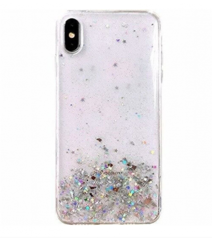 Huse spate - Husa Pentru Huawei P40 Lite / Nova 7i / Nova 6 SE, Star Glitter Shining, Sclipici, Transparent