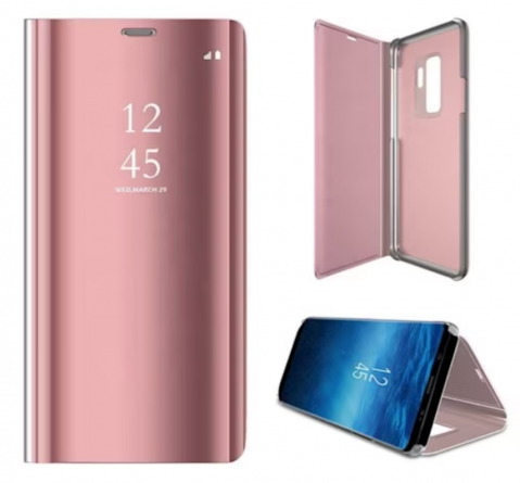 Husa Smart Clear View compatibila cu Samsung Galaxy 53 5G, roz [5]