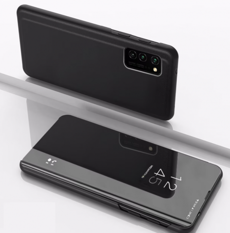 Husa Smart Clear View compatibila cu Samsung Galaxy A14 5G, Negru [2]