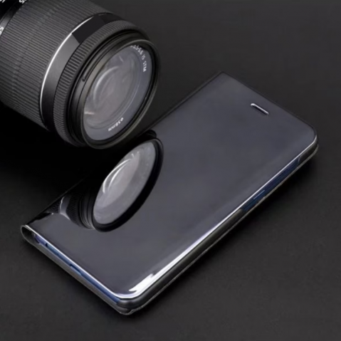 Husa Smart Clear View compatibila cu Xiaomi Redmi 10 2022, Negru [2]