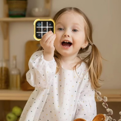 Joc interactiv electronic Tic-Tac-Toe, X si 0, tip puzzle 3 in 1, portabila, pentru copii si adulti [4]
