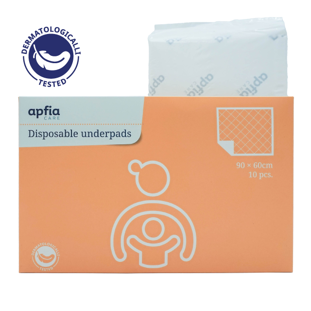 Aleze de unica folosinta 60x90 cm x 10 buc, Apfia Care [2]