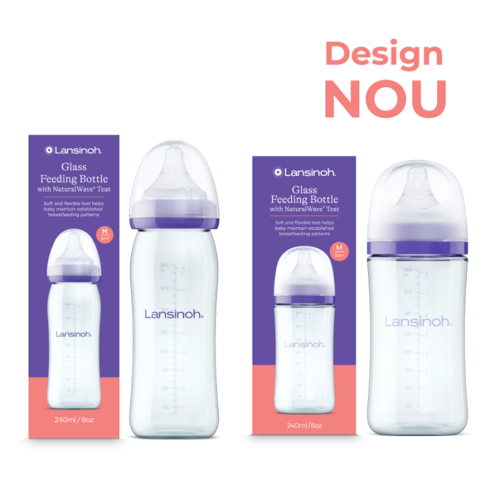 Biberon de sticlă Lansinoh - 160 ml. [2]