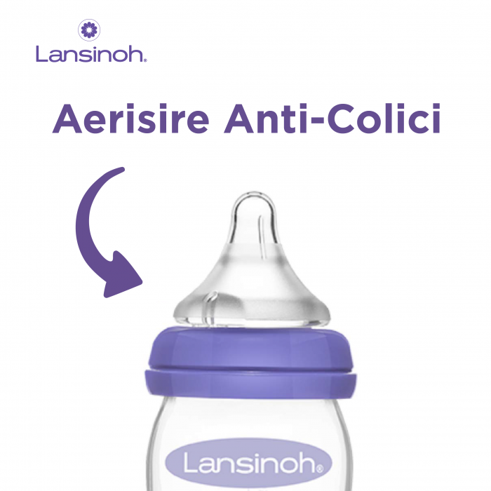 Biberon de sticlă Lansinoh - 240 ml. [2]