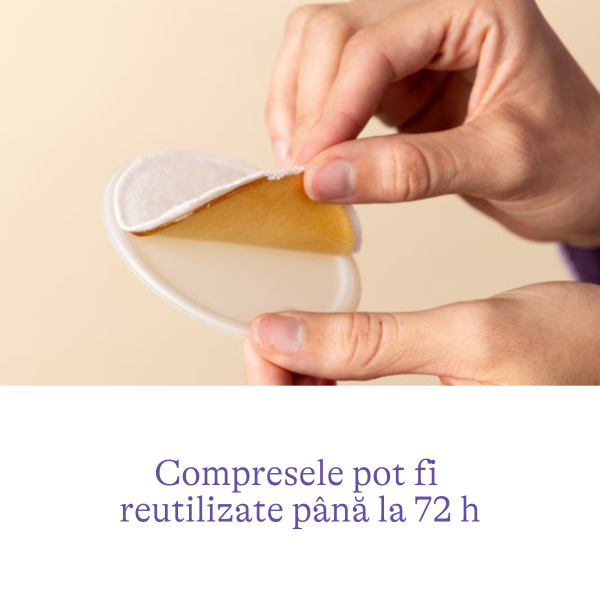 Compresă Soothies® Lansinoh pentru calmarea și protejare mameloane crăpate x2 bucăți [2]