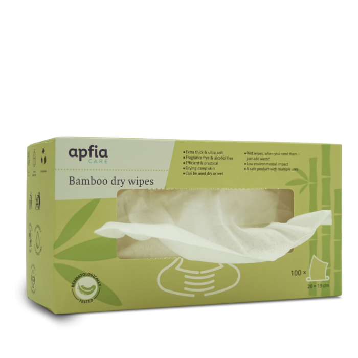 Kit: bavete de unica folosinta pentru copii 10buc, servetele uscate din bambus hipoalergenice & biodegradabile x100buc, suport de masa de unica folosinta 30x40 cm x30buc, Apfia Care [2]