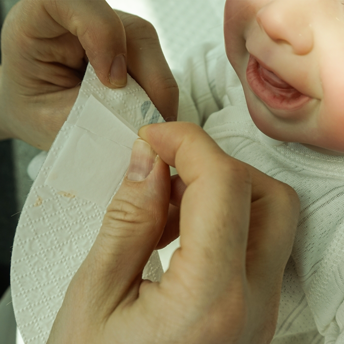 Kit: bavete de unica folosinta pentru copii x10buc, servetele uscate din bambus hipoalergenice & biodegradabile x100buc, Apfia Care [7]