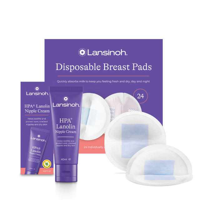 Lanolina Crema Lansinoh  HPA x 40 ml + Tampoane san x 24 buc [2]