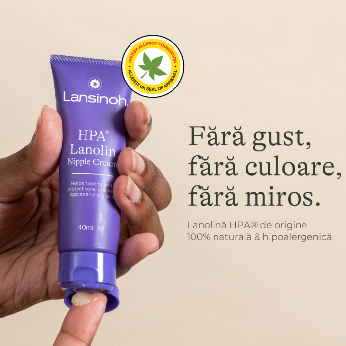 Lanolina Crema Lansinoh  HPA x 40 ml + Tampoane san x 24 buc [11]
