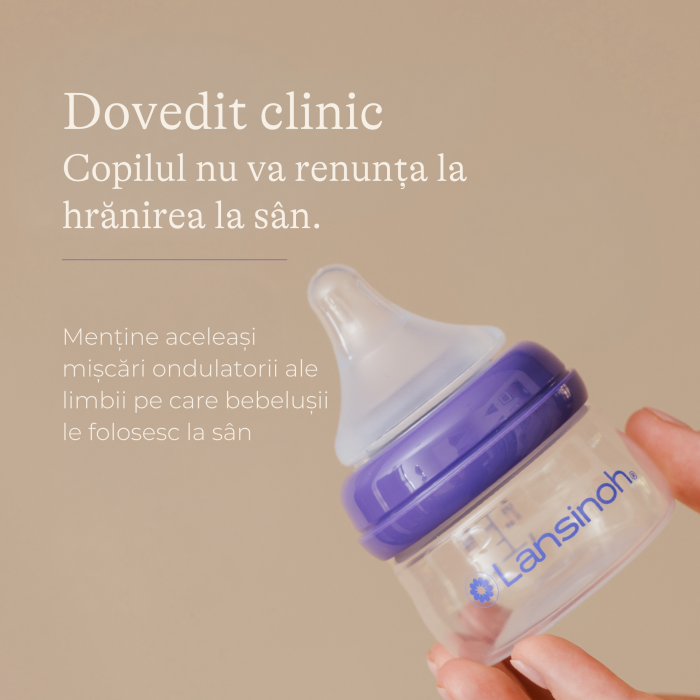 Pachet Starter Biberoane cu tetină NaturalWave® Lansinoh - 60 ml + 160 ml [2]