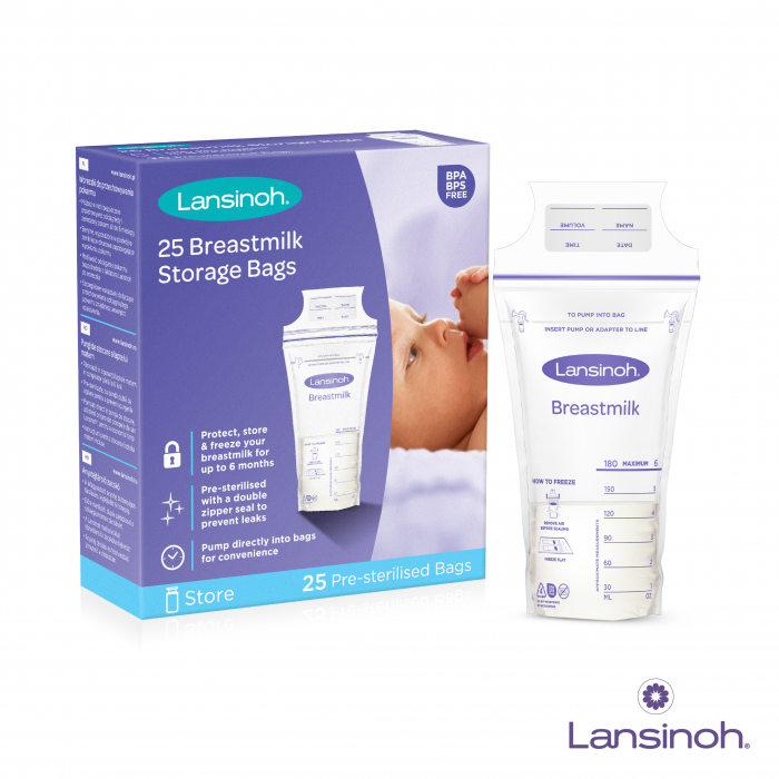 Kit: HPA lanolin x10ml, tampoane pentru san x24buc, pungi de stocare a laptelui x25buc [7]