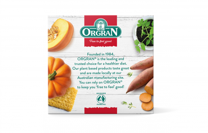 Pâine uscată Veggies Garden Cartof dulce și Dovleac, fără gluten, Orgran - 125 g [2]