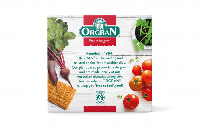 Pâine uscată Veggies Garden Sfeclă și Roșii fără gluten, Orgran- 125 g [2]