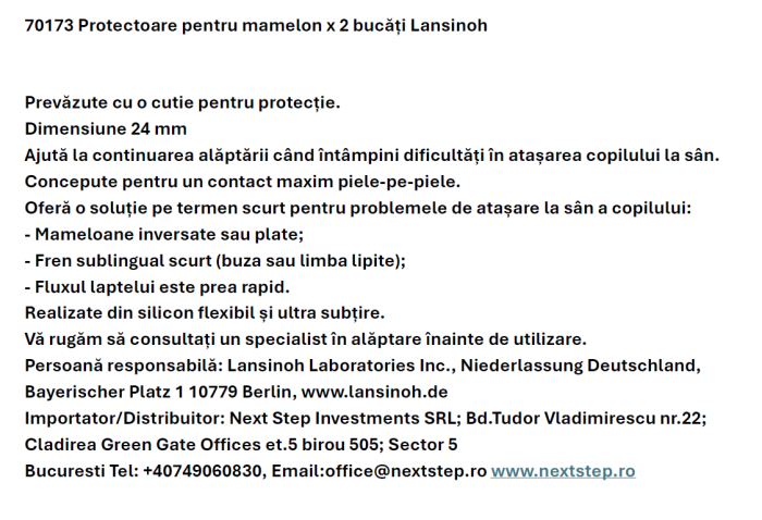 Protectoare mamelon Lansinoh - 2 buc. (24 mm.) [4]