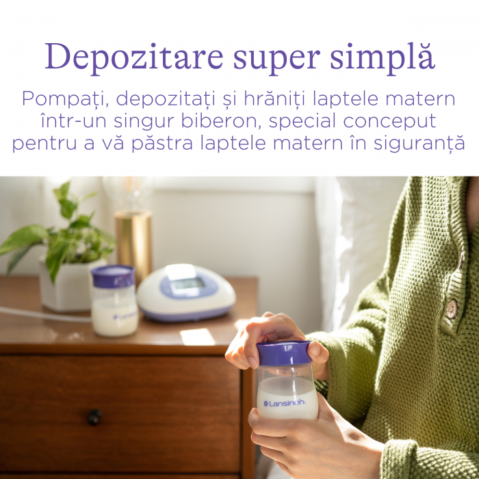 Recipient de stocare a laptelui matern Lansinoh (4 buc.) [2]