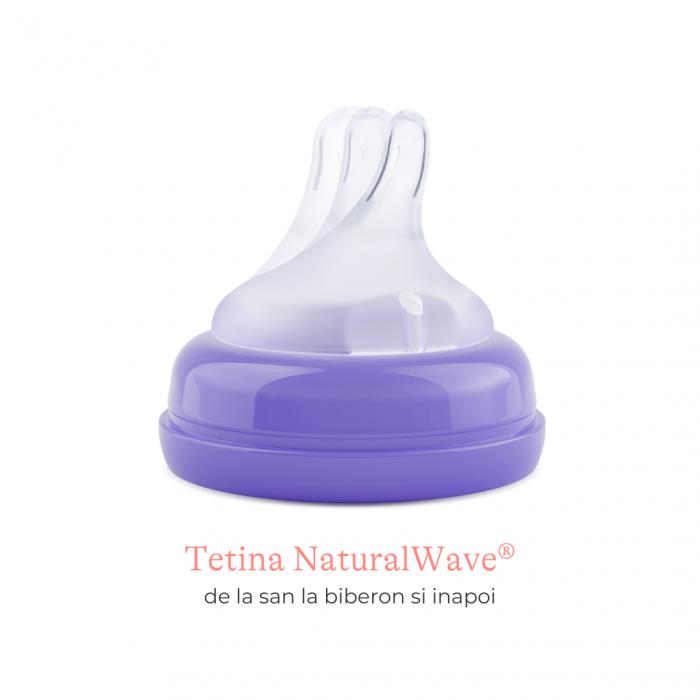 Tetină cu flux rapid NaturalWave® F, Lansinoh - 2 buc. [6]
