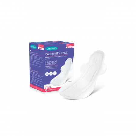 Maternitate & Lauzie - Tampoane Postnatale  Absorbante Saptamana 2+ M x 12 buc Lansinoh