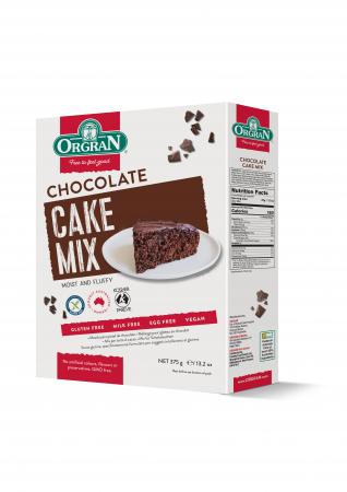 Desert - Amestec tort cu ciocolată fără gluten Orgran - 375 g.