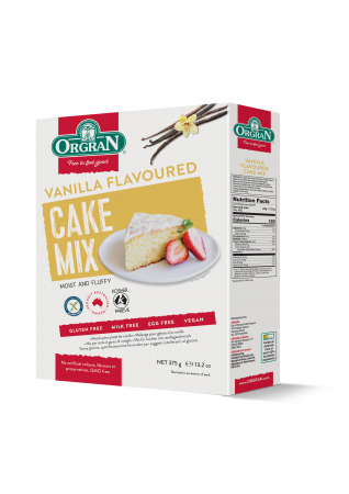 Categorii - Amestec tort cu vanilie fără gluten Orgran - 375 g.