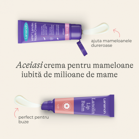 Balsam de buze cu lanolină x7g, Lansinoh [4]