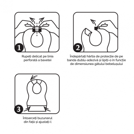 Bavete de unica folosinta pentru copii x 10 buc [4]