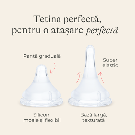 Pachet 2x Biberon cu tetină NaturalWave® Lansinoh - 330 ml [6]