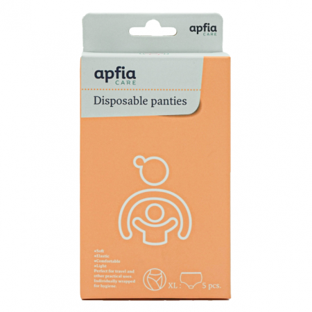 Absorbante & Tampoane - Chiloti de unica folosinta, marimea XL x 5 buc Apfia Care