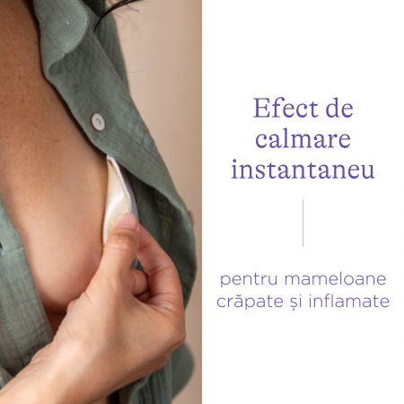 Compresă Soothies® Lansinoh pentru calmarea și protejare mameloane crăpate x2 bucăți [2]