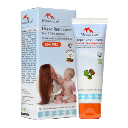 Copii - Cremă fără zinc pentru zona scutecului Mommy Care - 80 ml