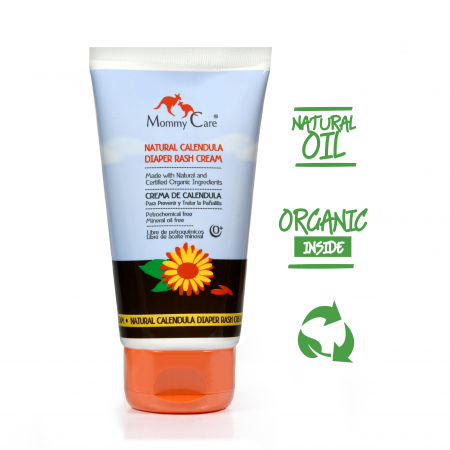 Creme - Cremă Naturală cu Gălbenele pentru zona scutecului Mommy Care - 120 ml.