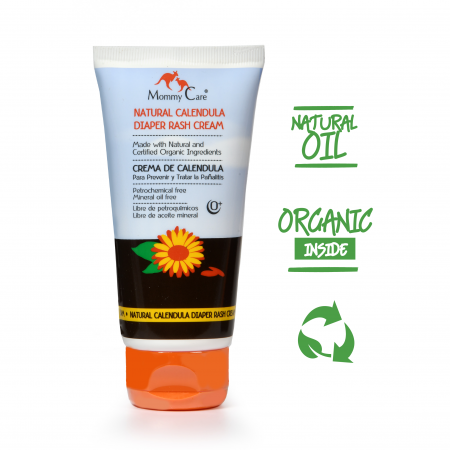 Creme - Cremă Naturală cu Gălbenele pentru zona scutecului Mommy Care - 80 ml.