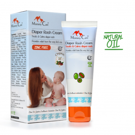 Copii - Cremă Naturală fără zinc pentru zona scutecului Mommy Care - 80 ml