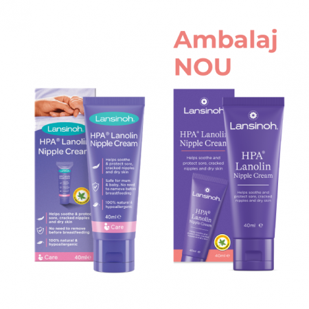 Maternitate & Lauzie - HPA® Lanolin, cremă pentru mameloane Lansinoh x 40 ml.