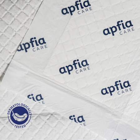 Kit: aleze de unica folosinta 60x90 cm x10buc, tampoane postnatale M x10buc, Apfia Care [6]