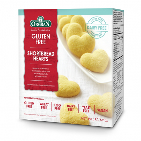 Alimente fara gluten - Inimioare fragede fără gluten și alergeni Orgran - 150 g.
