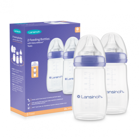 Alaptare - Pachet Biberon cu tetină NaturalWave® 2x 240 ml - Lansinoh