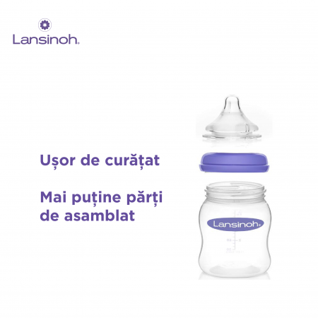 Pachet 3x Biberon Lansinoh - 160 ml. [5]