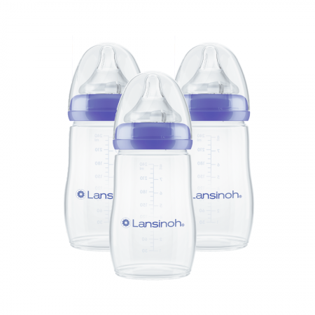 Hranire - Pachet 3x Biberon Lansinoh - 240 ml.