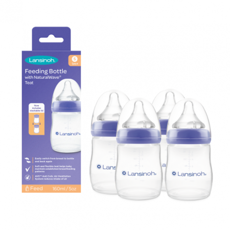 Hranire - Pachet 4x Biberon Lansinoh - 160 ml.