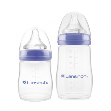 Hranire - Pachet Biberoane Lansinoh - 160 ml. + 240 ml.