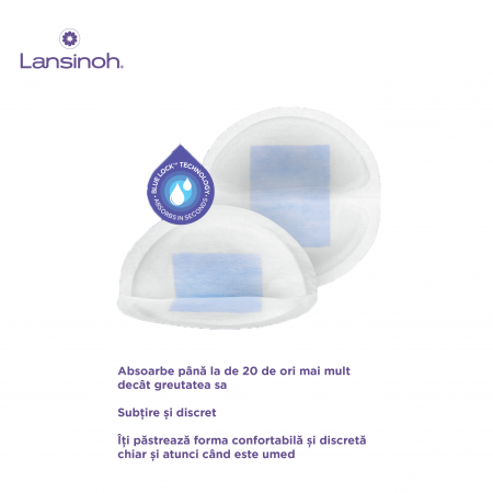 Kit: HPA lanolin x10ml, tampoane pentru san x24buc, biberon cu tetina NaturalWave® x1buc [5]